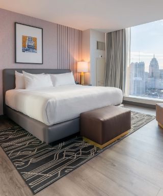 King room at Hollywood Casino at Greektown